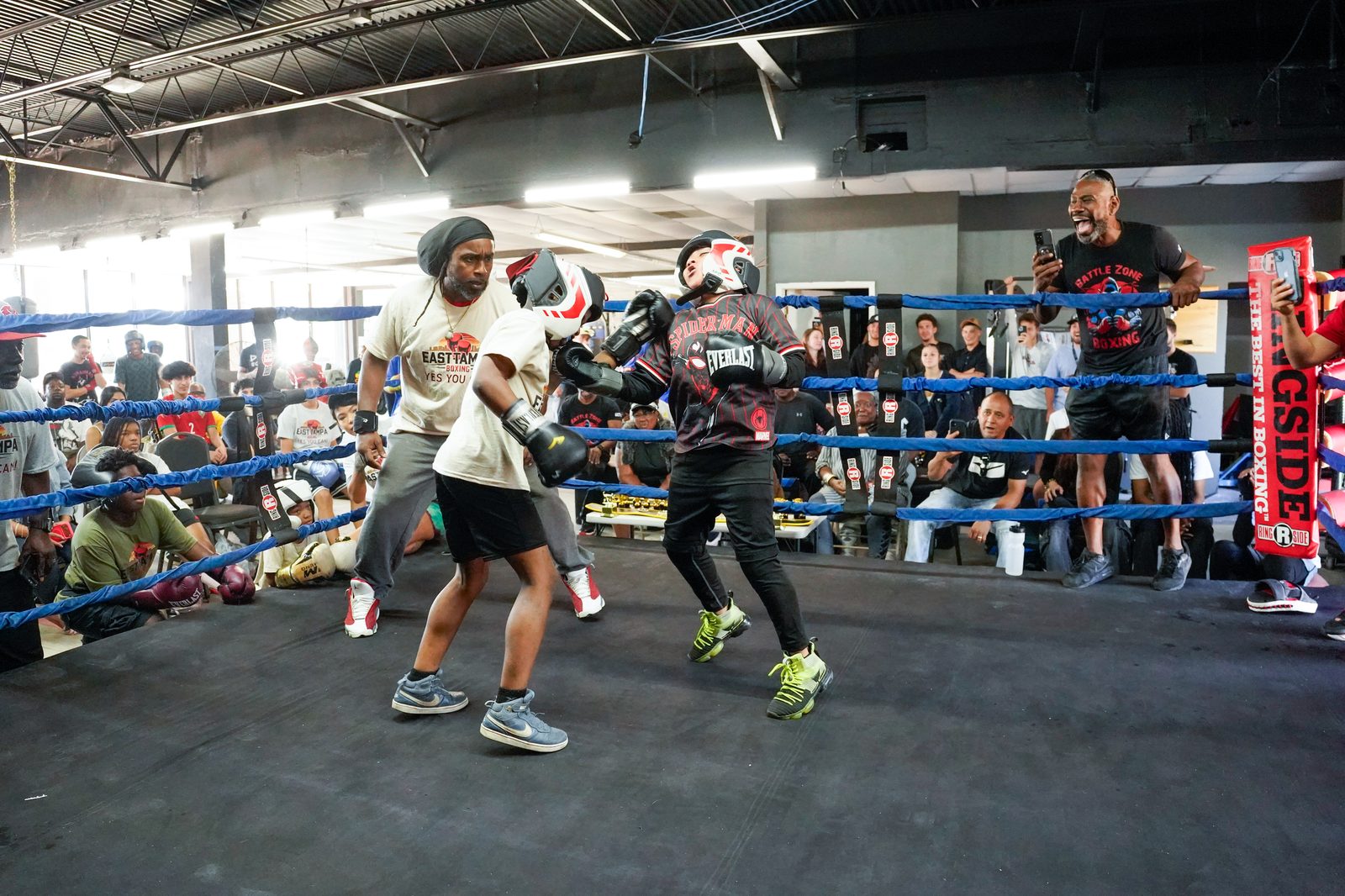 Inside the gym